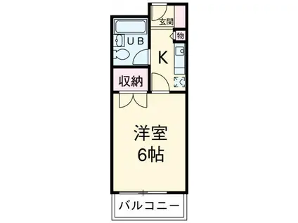 CASA NOAH名古屋II(1K/4階)の間取り写真