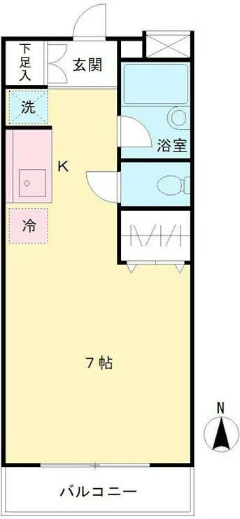 メゾンさくら 1階階 間取り