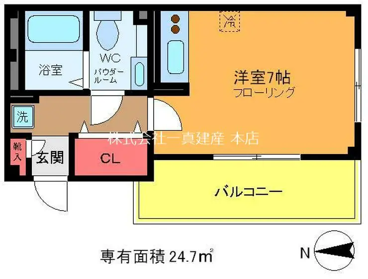 ライフル・レオ 1階階 間取り