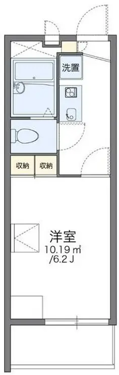 レオパレス向ヶ丘 2階階 間取り