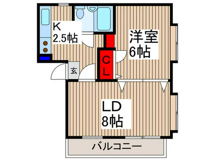 ノザーク所沢 3階階 間取り