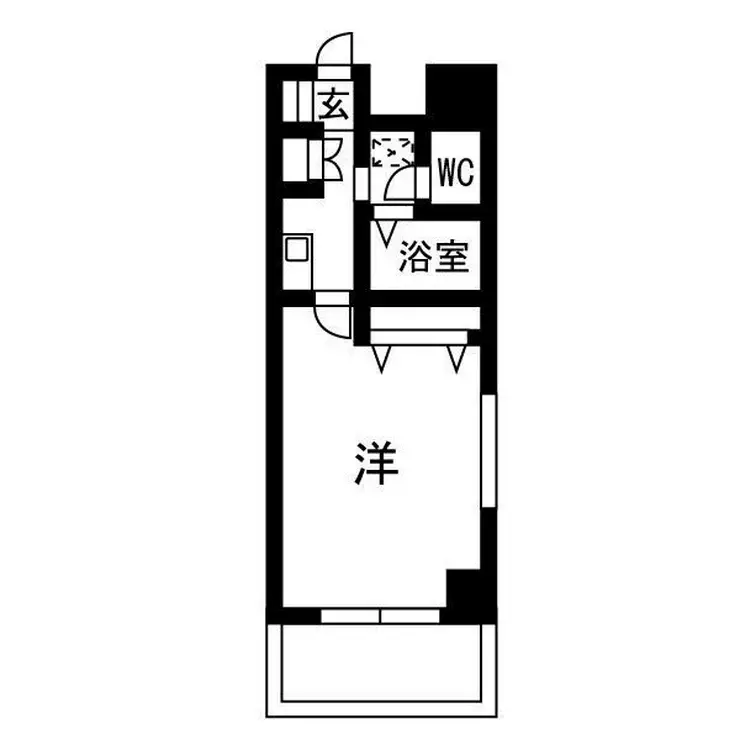 川崎スパマンション 8階階 間取り
