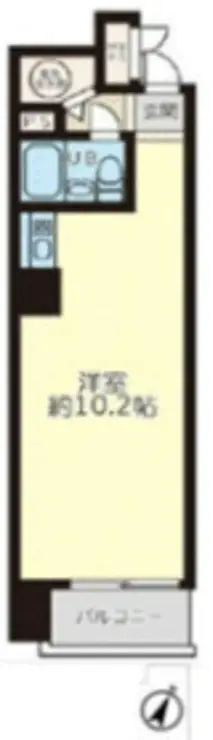 プレジデントハイツ五反田 9階階 間取り