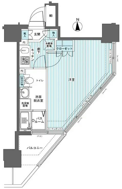 フェニックス西参道タワー 6階階 間取り