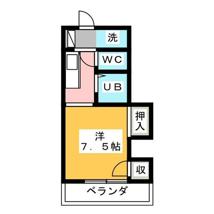 ハイム白雲 3階階 間取り