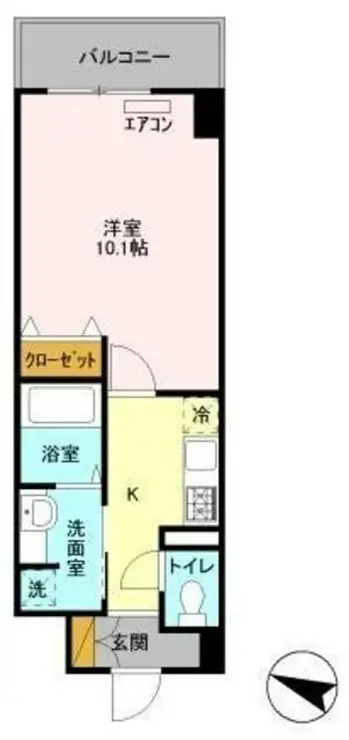 アーバンシャトー千葉 3階階 間取り