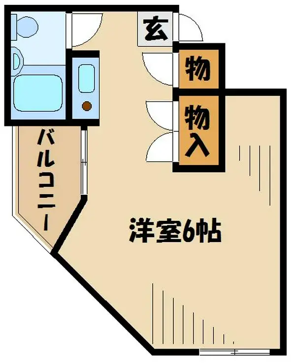 メゾン・ド・ノア聖蹟桜ヶ丘 5階階 間取り