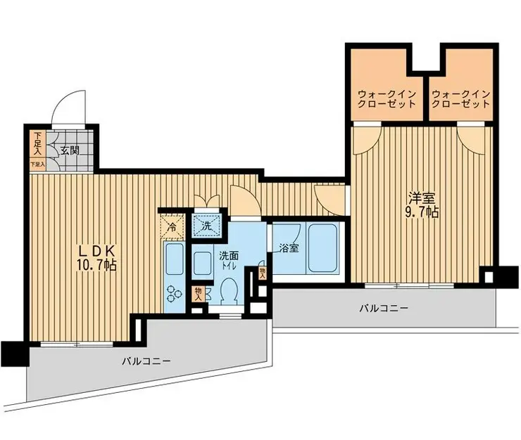 レジデンス代々木公園 4階階 間取り