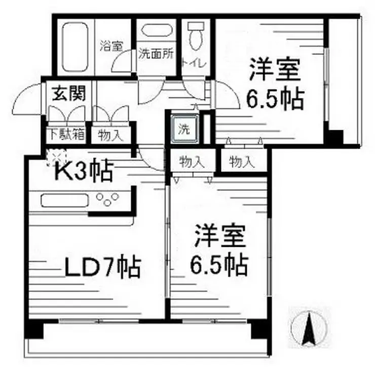 ヴィルラフィーネ東新宿 11階階 間取り