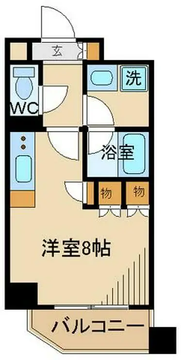 クリオコンフォート府中 4階階 間取り