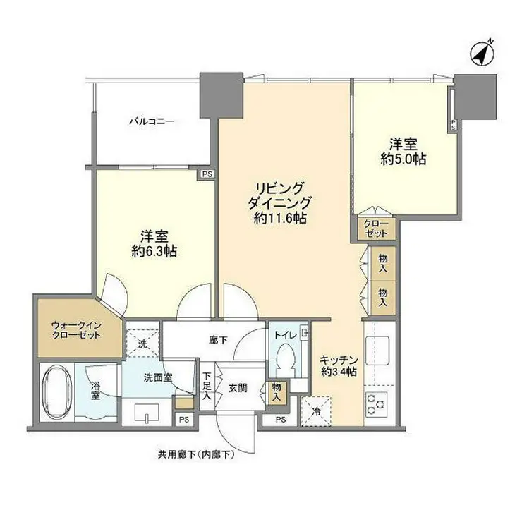 シティタワー有明 25階階 間取り