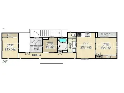 RAPI22(3DK/2階)の間取り写真