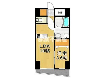 SKハイニックス(1LDK/7階)の間取り写真
