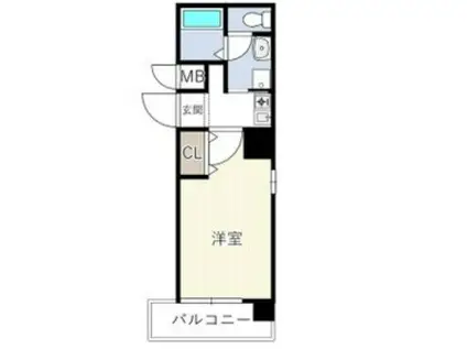 INOVE千種(1K/5階)の間取り写真