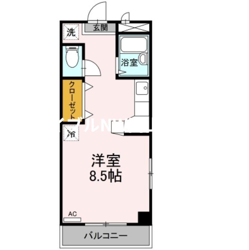 アトリエ(ワンルーム/3階)の間取り写真