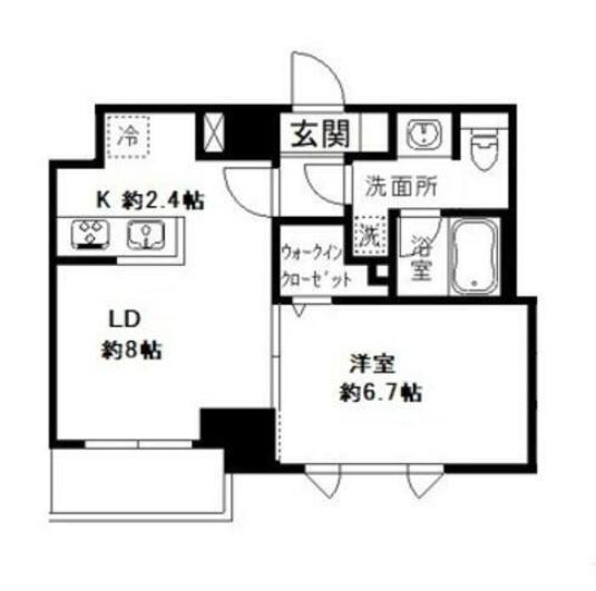 コートヒル本郷(1LDK/3階)の間取り写真