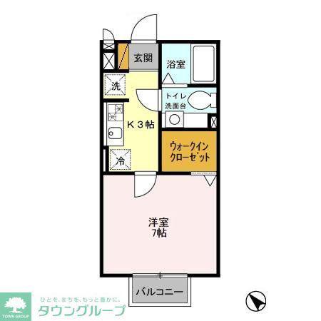 エミネンス上本郷(1K/2階)の間取り写真