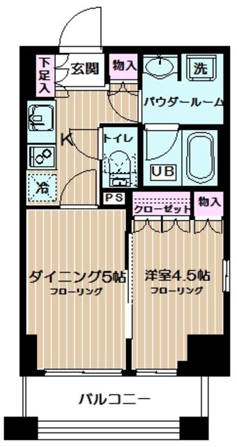 日神デュオステージ馬車道(1DK/10階)の間取り写真
