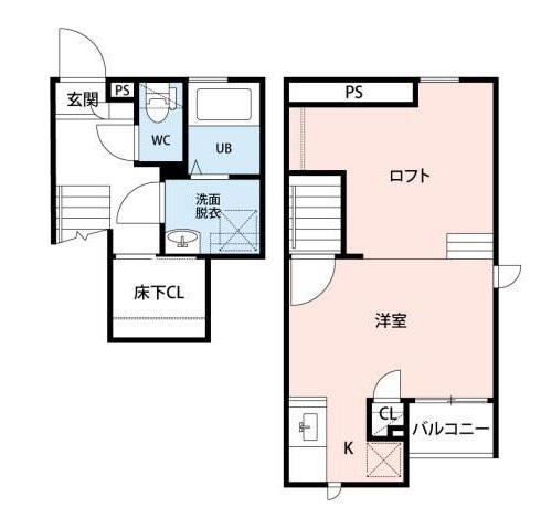 CB原市セレーナ(1K/1階)の間取り写真