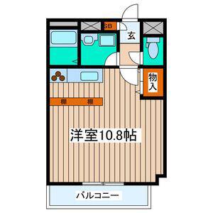 フォンテーヌ守口(ワンルーム/4階)の間取り写真