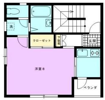 NTビル(1K/4階)の間取り写真