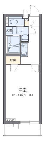 クレイノヒローム豊中南(1K/3階)の間取り写真