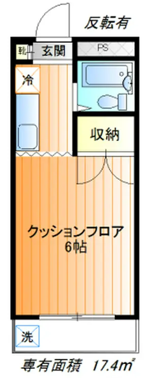 ウエストリバー 3階階 間取り