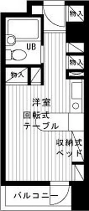 インペリアル南麻布サテライト 2階階 間取り