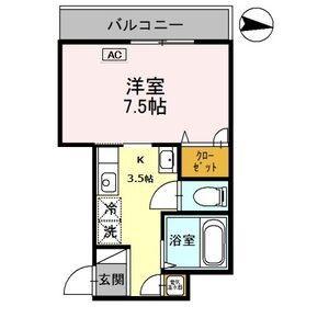 エールとよおかビル(1K/3階)の間取り写真