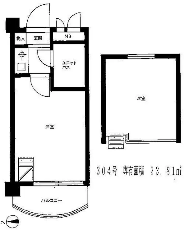 ドルフィン南馬込 3階階 間取り