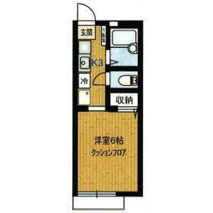 ハイツブリリアンIV 2階階 間取り