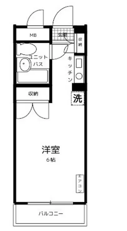 日興パレス神楽坂 1階階 間取り