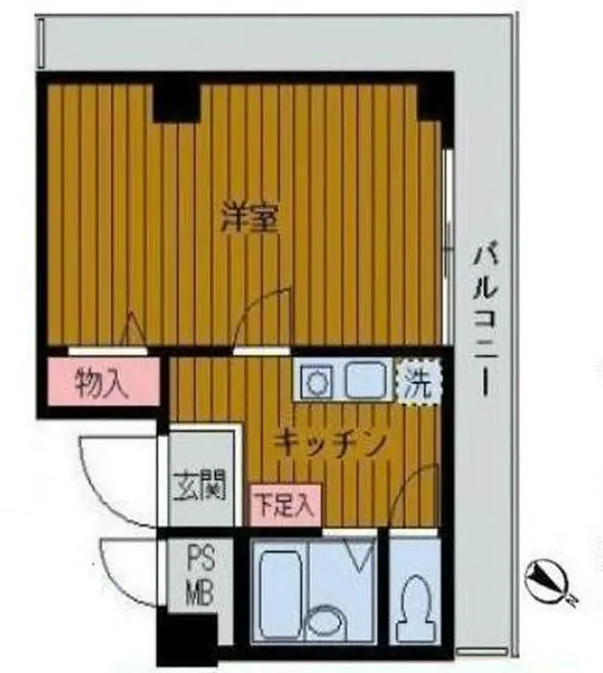 プレール三田 5階階 間取り