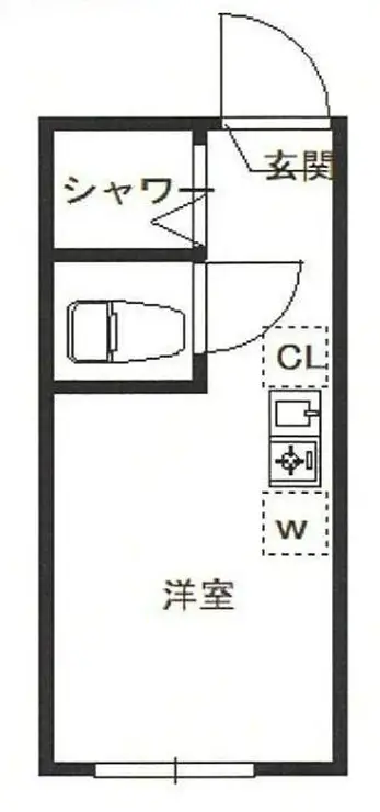 ロイヤルハウス 1階階 間取り