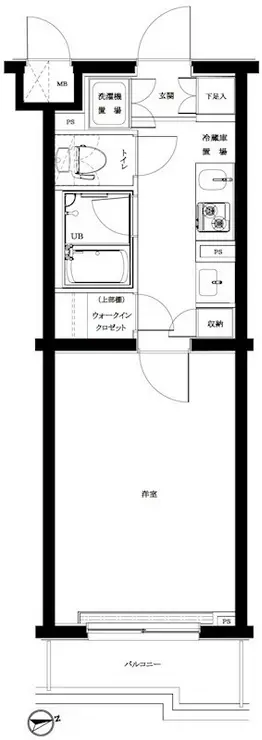ルーブル中馬込弐番館 5階階 間取り