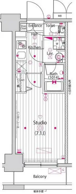 ガーラ横濱関内グランドステージ 2階階 間取り