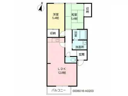 MMジャンクション(2LDK/2階)の間取り写真