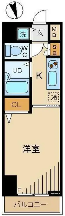HF東日本橋レジデンス 4階階 間取り
