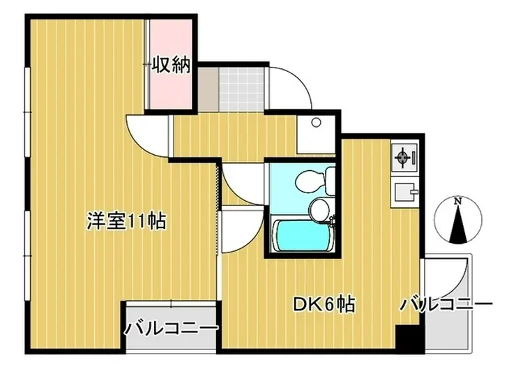 ハイホーム沖田 10階階 間取り