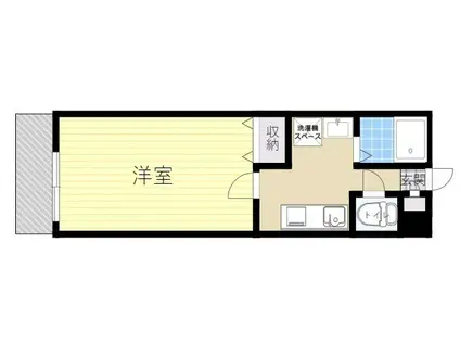 アーデン六番館(1K/4階)の間取り写真