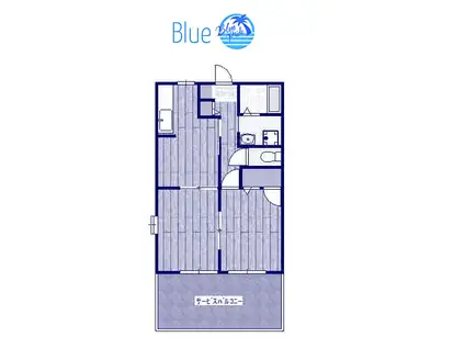 ヒルクレスト下永谷(2DK/2階)の間取り写真