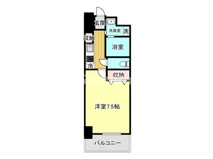 アドバンス神戸グルーブ(1K/7階)の間取り写真