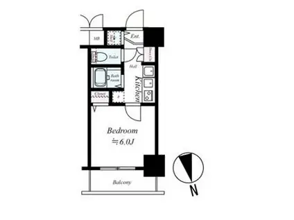 プレサンスNAGOYA桜通ビッグビート(1K/7階)の間取り写真