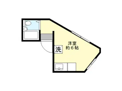 エクセル田無(ワンルーム/1階)の間取り写真