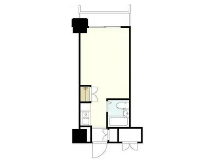 カーネ西早稲田(ワンルーム/5階)の間取り写真
