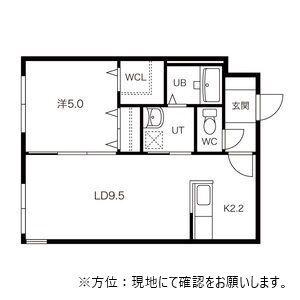 RITZ GRANDE大通(1LDK/4階)の間取り写真