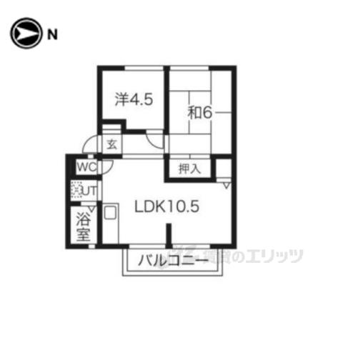 プレミール(2LDK/2階)の間取り写真