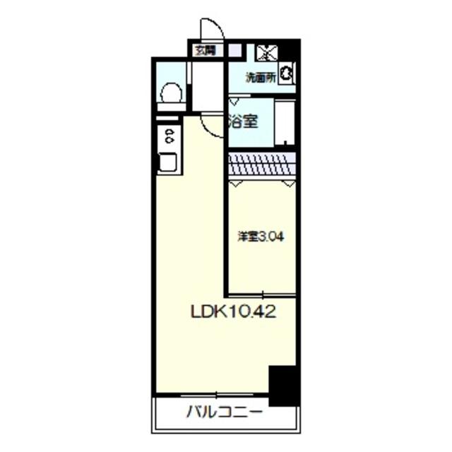 リアライズ堺宿院(1LDK/6階)の間取り写真