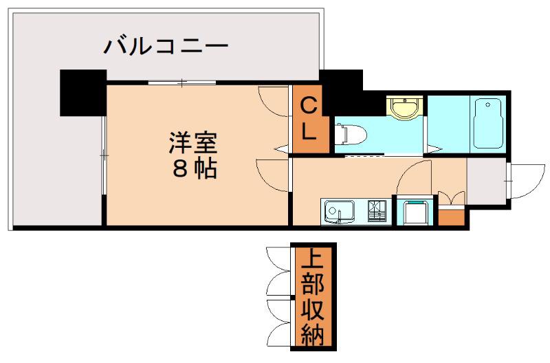 NO70 HARBOR サウス TOWER(1K/3階)の間取り写真