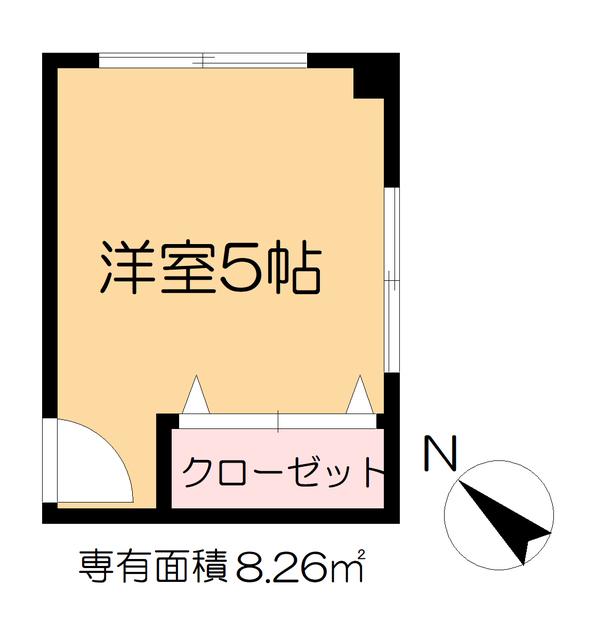 堀切1丁目シェアハウス(ワンルーム/2階)の間取り写真